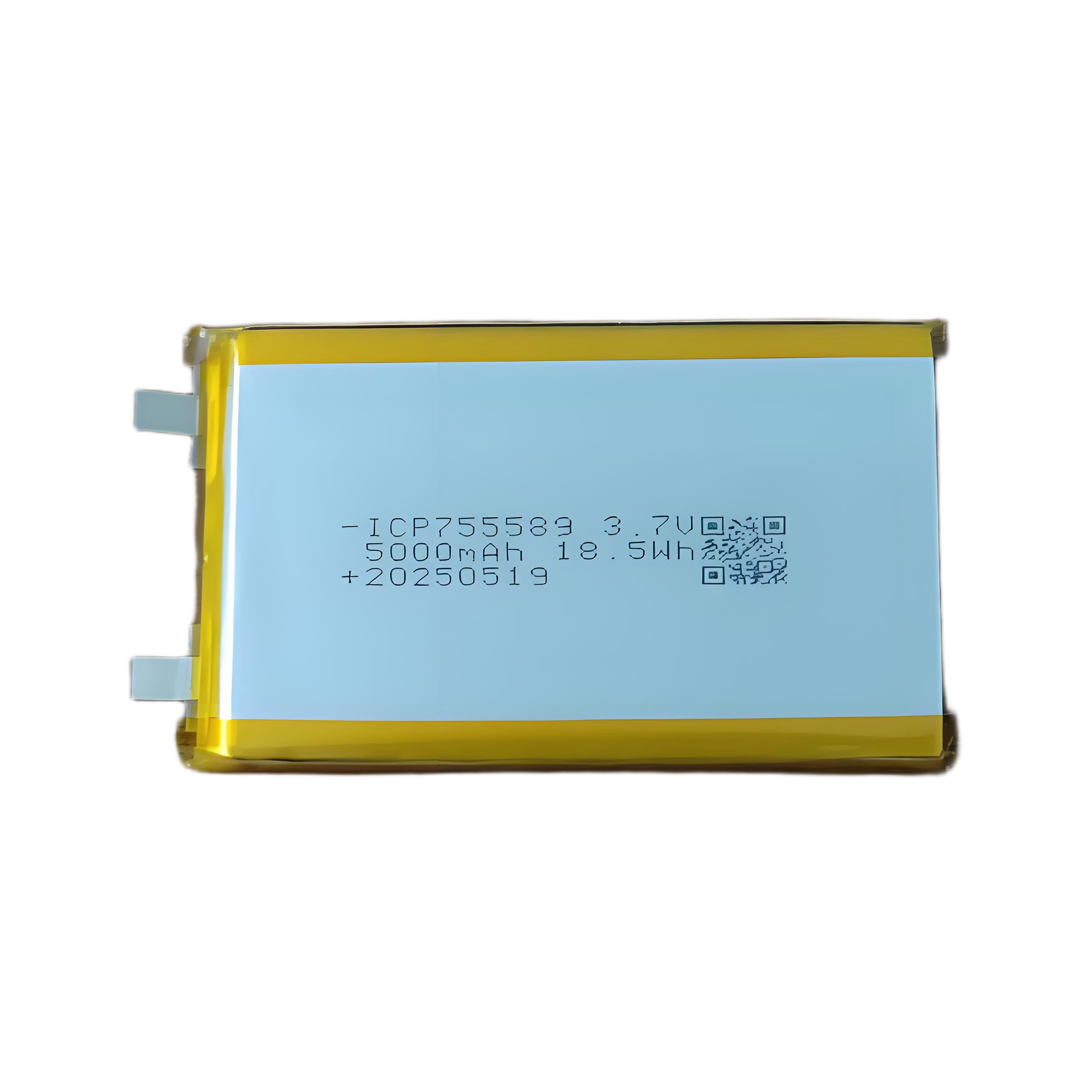 Gigalienergy-ICP755589 3.7V 5000mAh